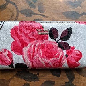 Kate Spade Cameron Street Roses Stacy Wallet